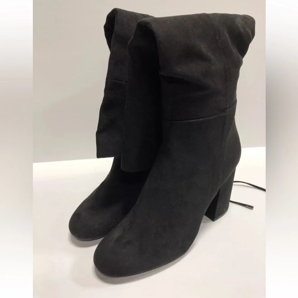 Kenneth Cole Women’s Corie Lace-Up Black Boots, Size 9 M